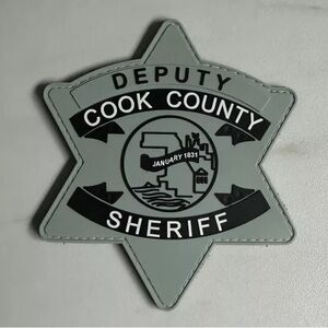Cook County Sheriff Deputy Badge Patch